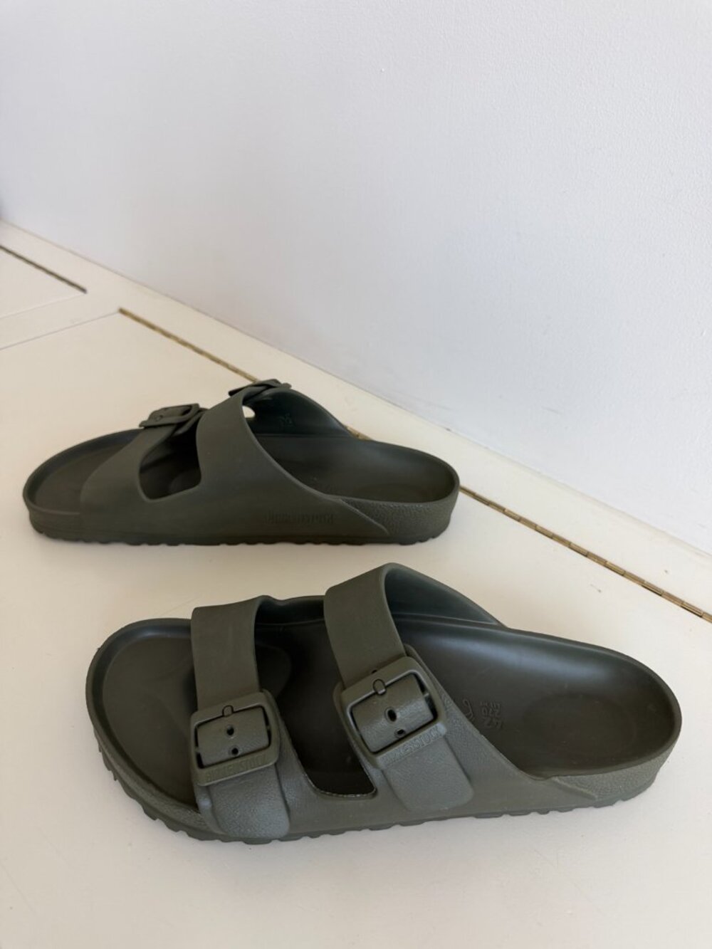 Birkenstock Arizona EVA Essentials Khaki Green Sandals Size 42 - Picture 5 of 8